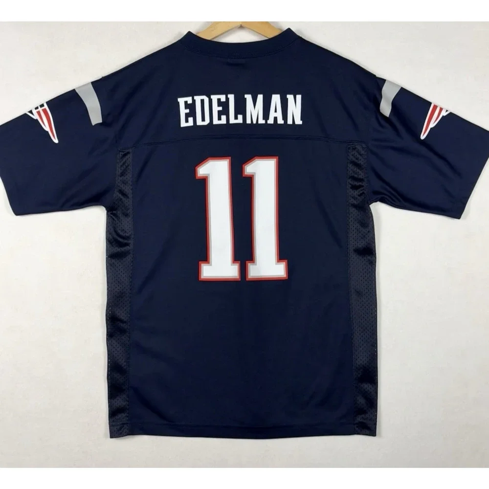 New England‎ Patriots Julian Edelman Jersey Youth Large 14/16 NFL Team Apparel